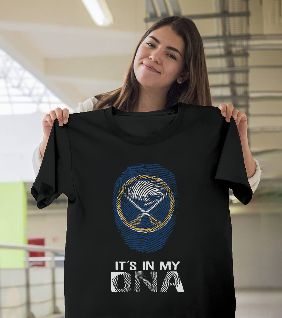 Buffalo Sabres It's In My DNA Fingerprint T-Shirt