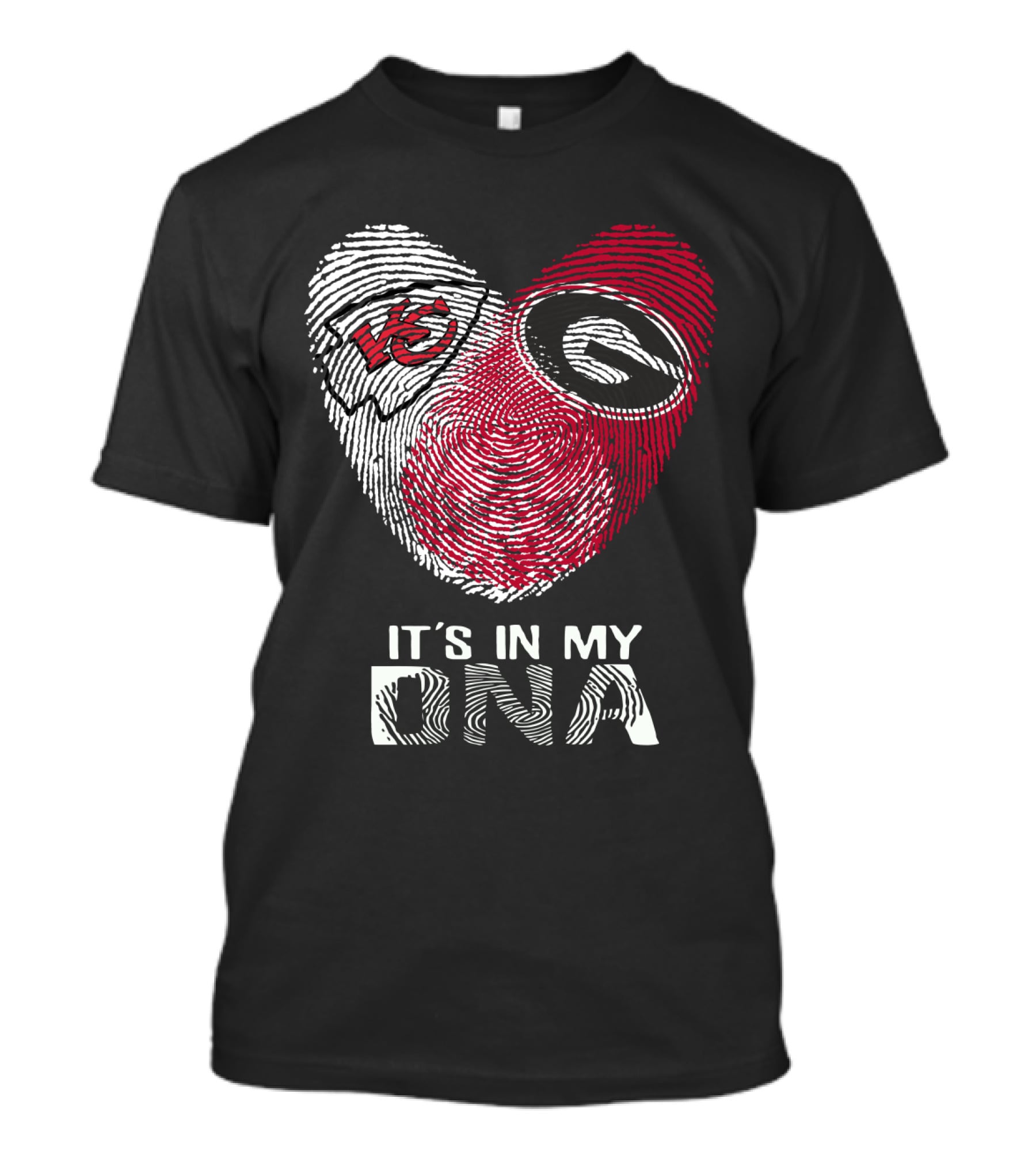 Kansas City Chiefs Georgia Bulldogs It's In My DNA T-Shirt