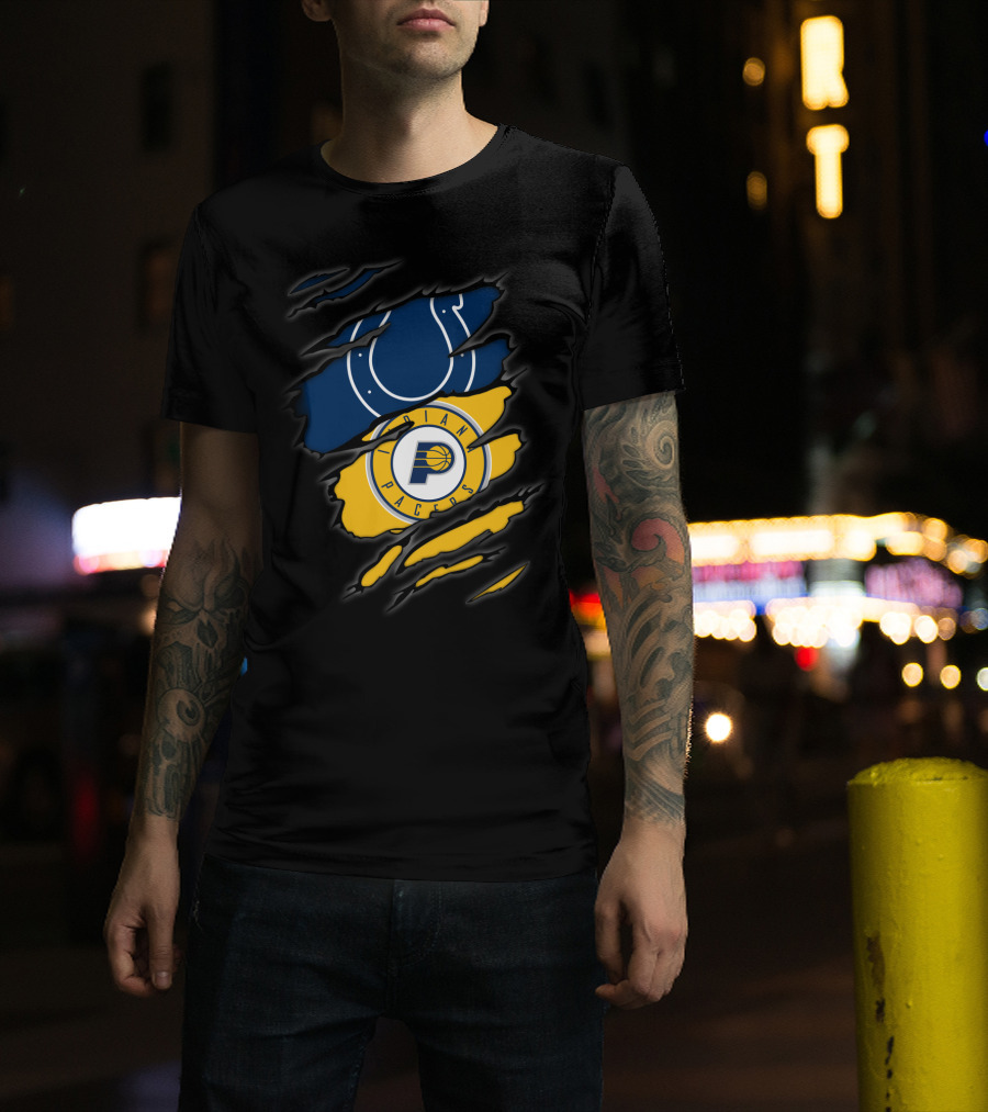 Indianapolis Colts Indiana Pacers Rip T-Shirt