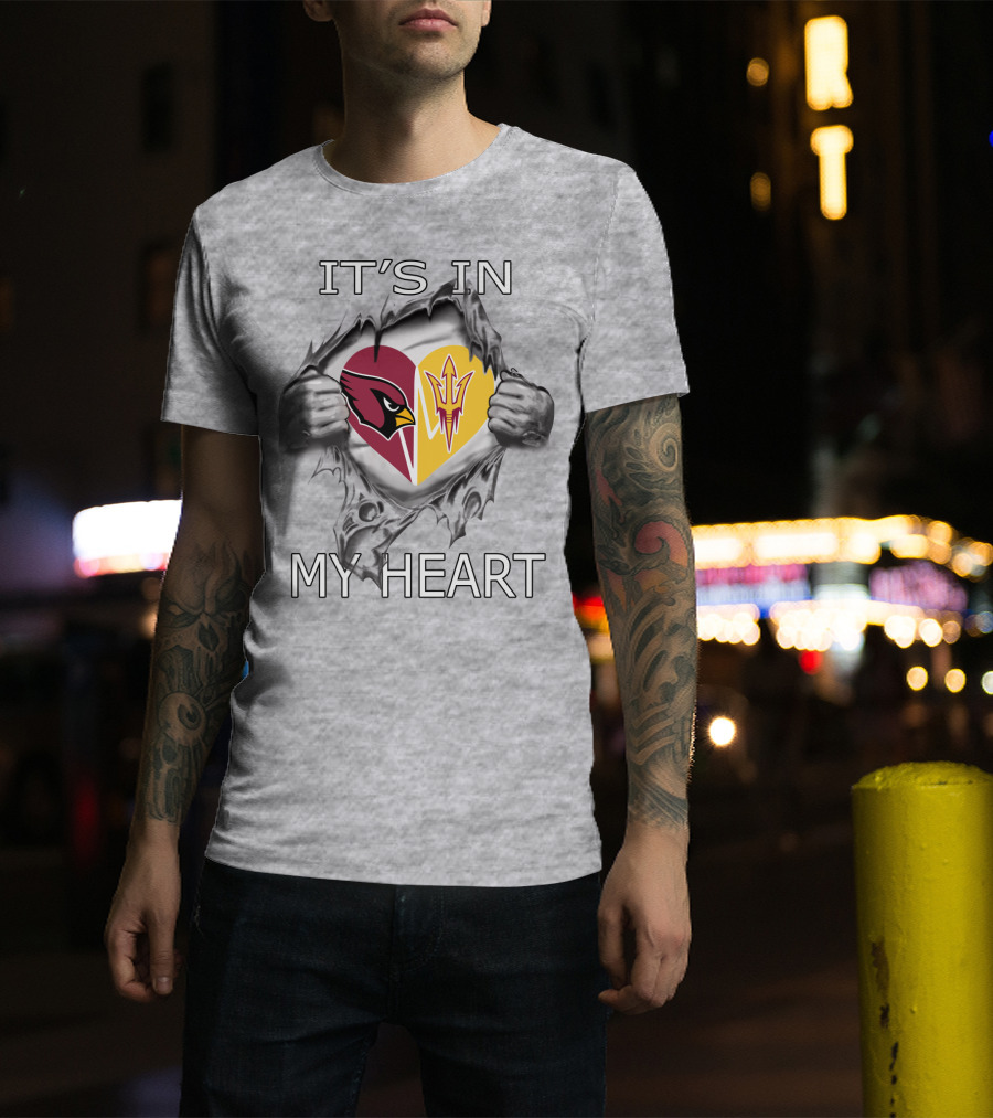 IT'S IN MY HEART Cardinals Arizona State T-Shirt