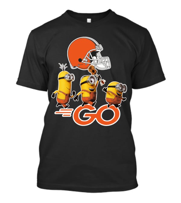 Cleveland Browns Minions Go Helmet T-Shirt