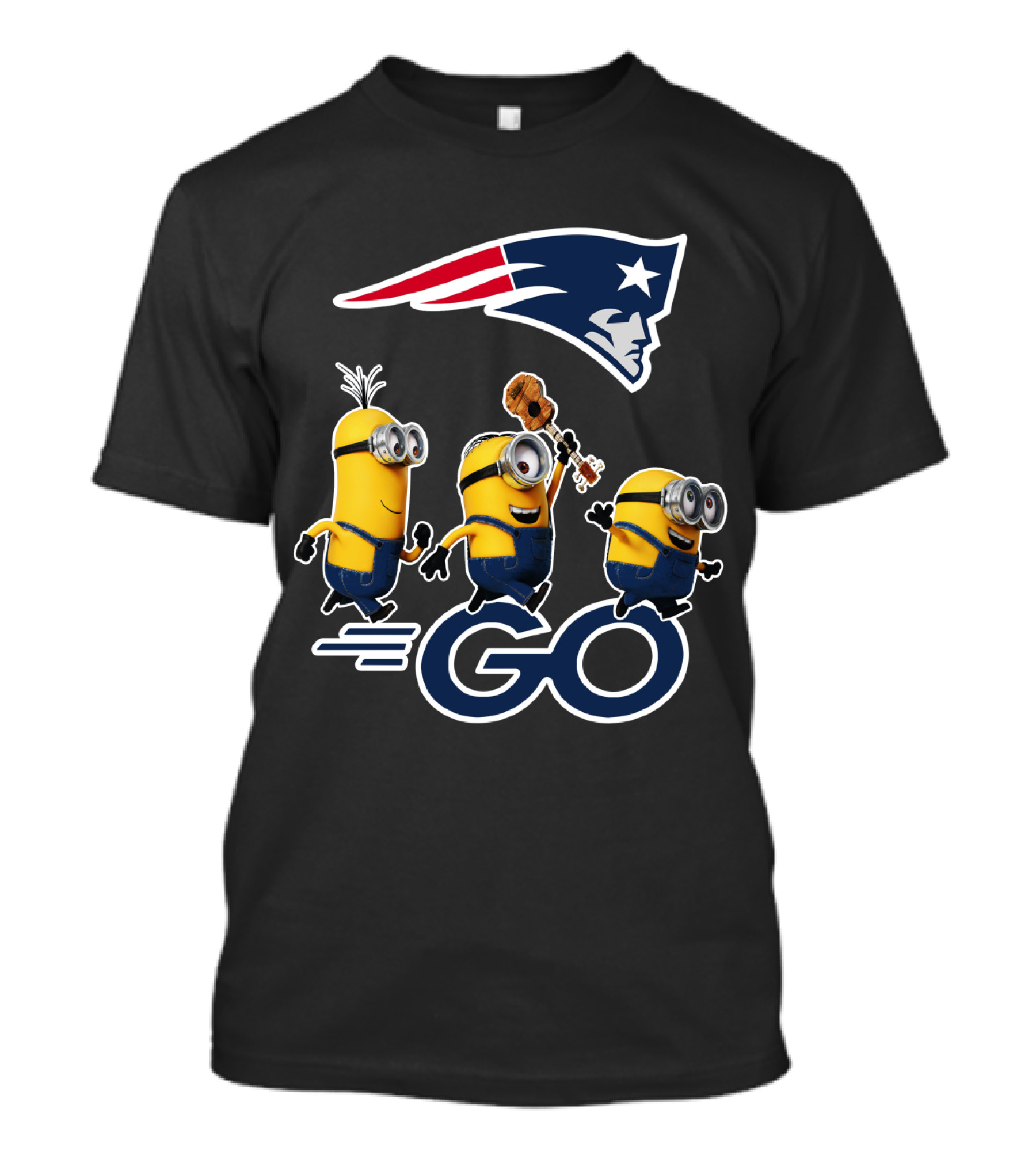 Patriots Logo Minions Go T-Shirt