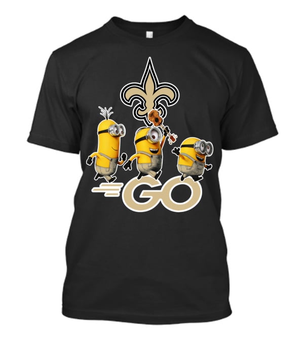 Saints Go Fleur-de-lis Minions T-Shirt