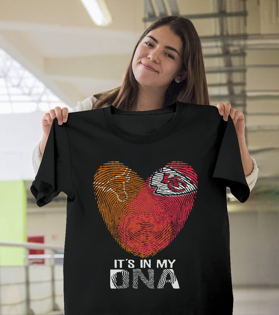 Texas Longhorns Chiefs Heart It's In My DNA T-Shirt