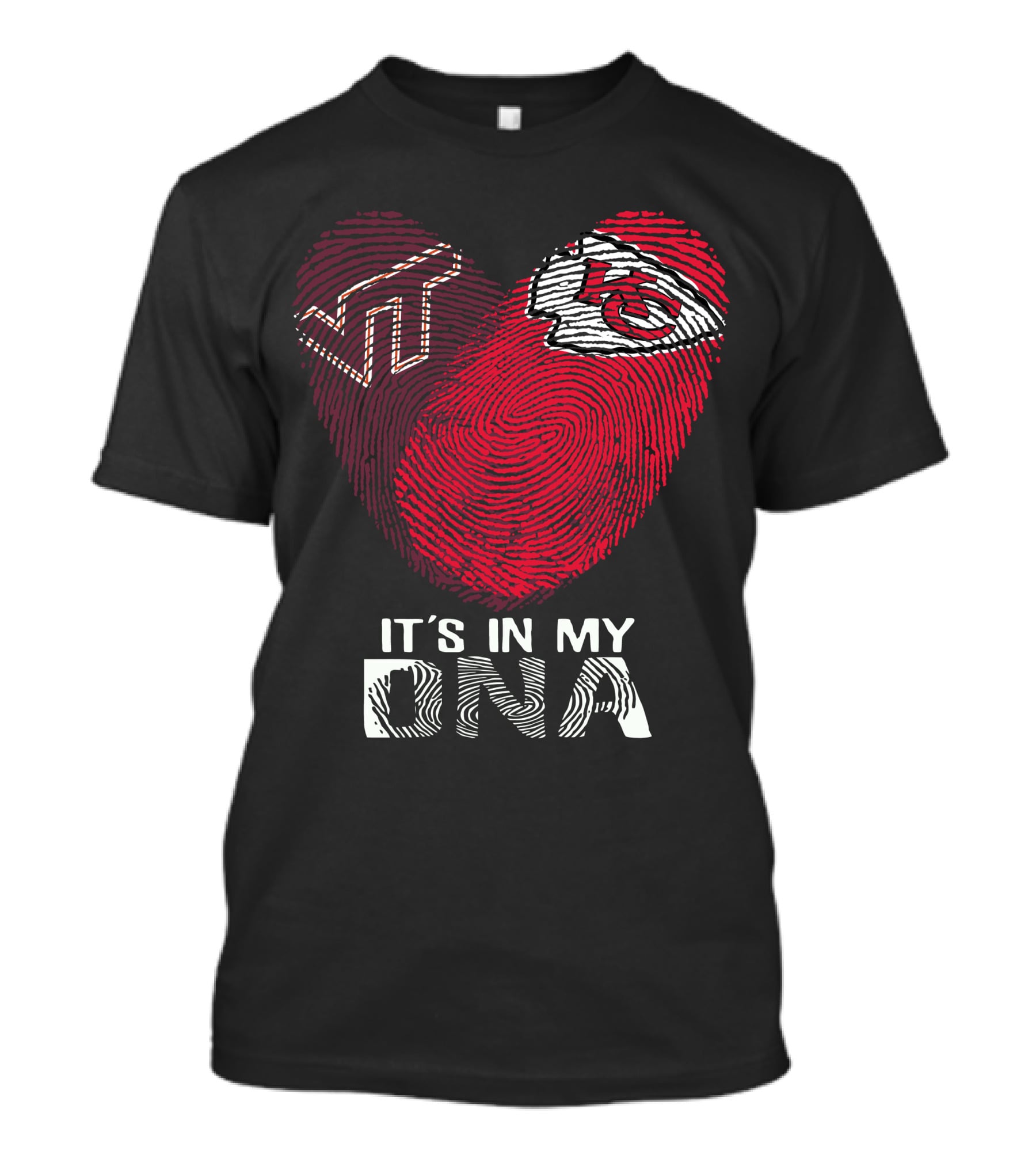 Virginia Tech Hokies Kansas City Chiefs It's In My DNA T-Shirt