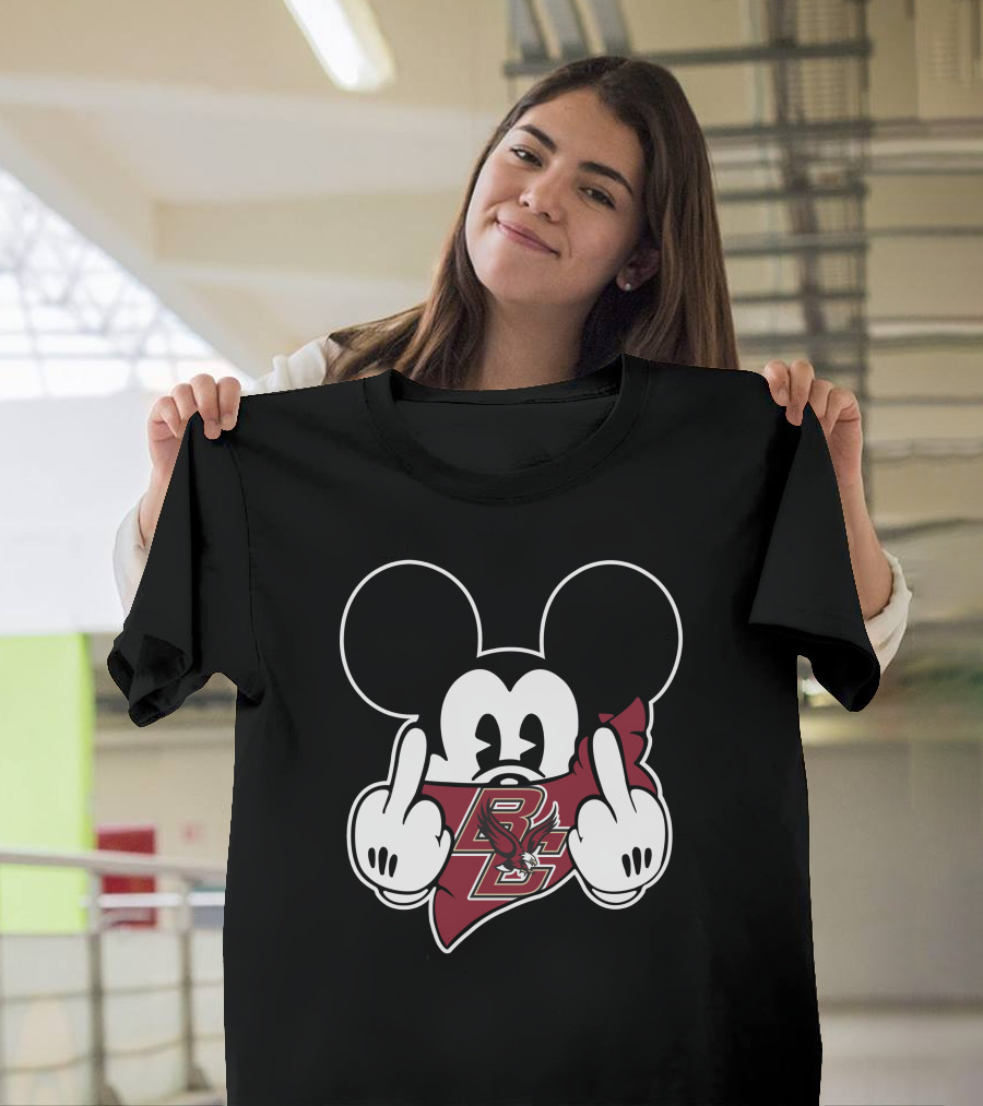 Boston College Eagles BC Mickey Gesture T-Shirt
