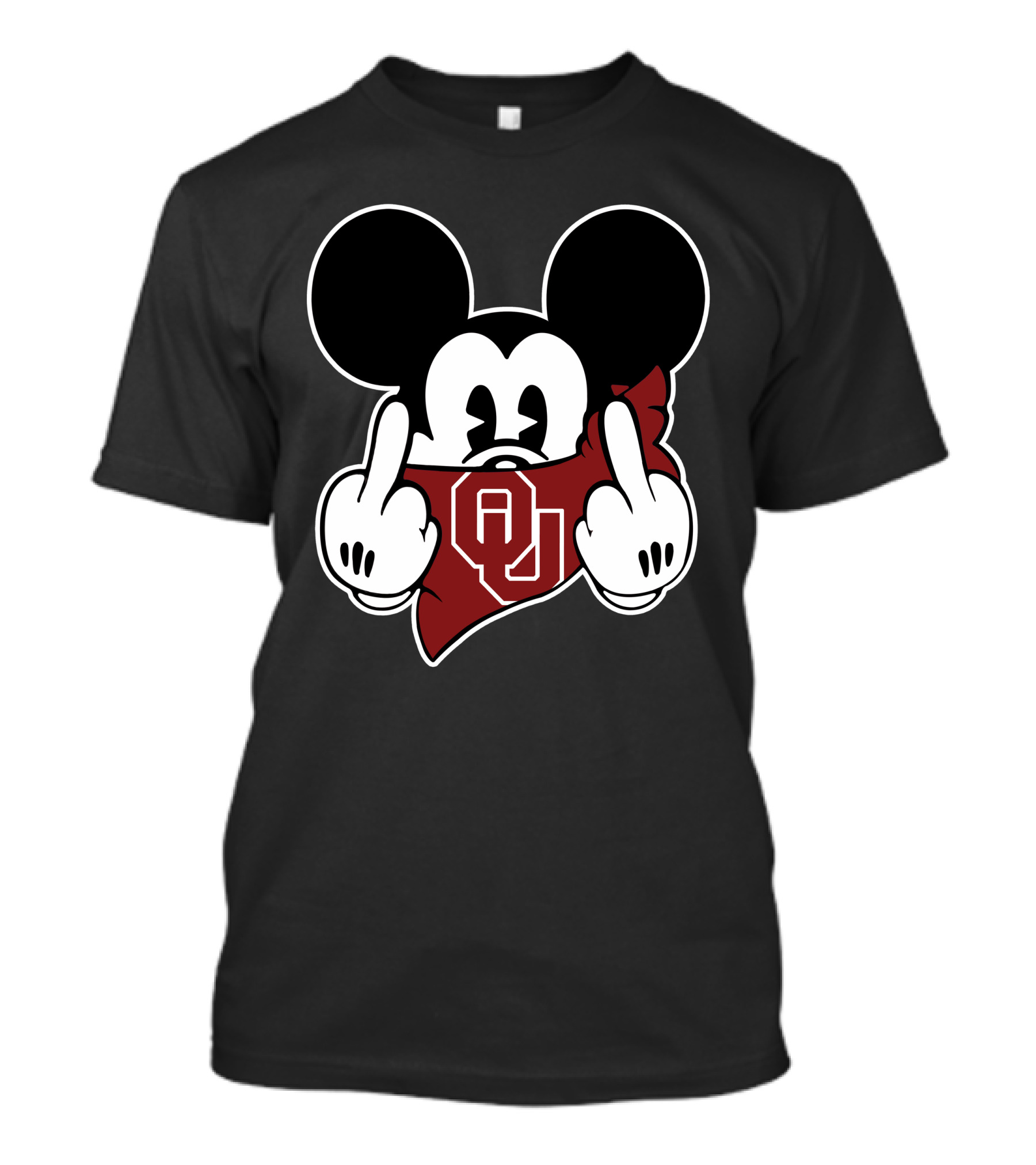 Oklahoma Sooners Mickey Bandana Gesture T-Shirt
