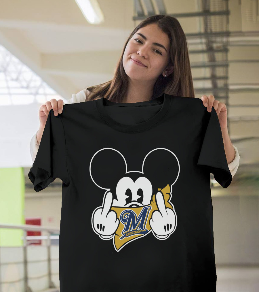 Mickey Brewers M Bandana Gesture T-Shirt