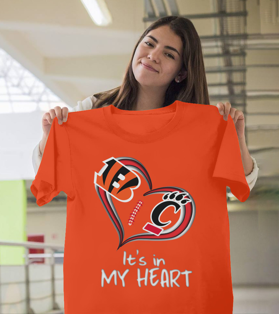 Bengals Bearcats It's in My Heart T-Shirt