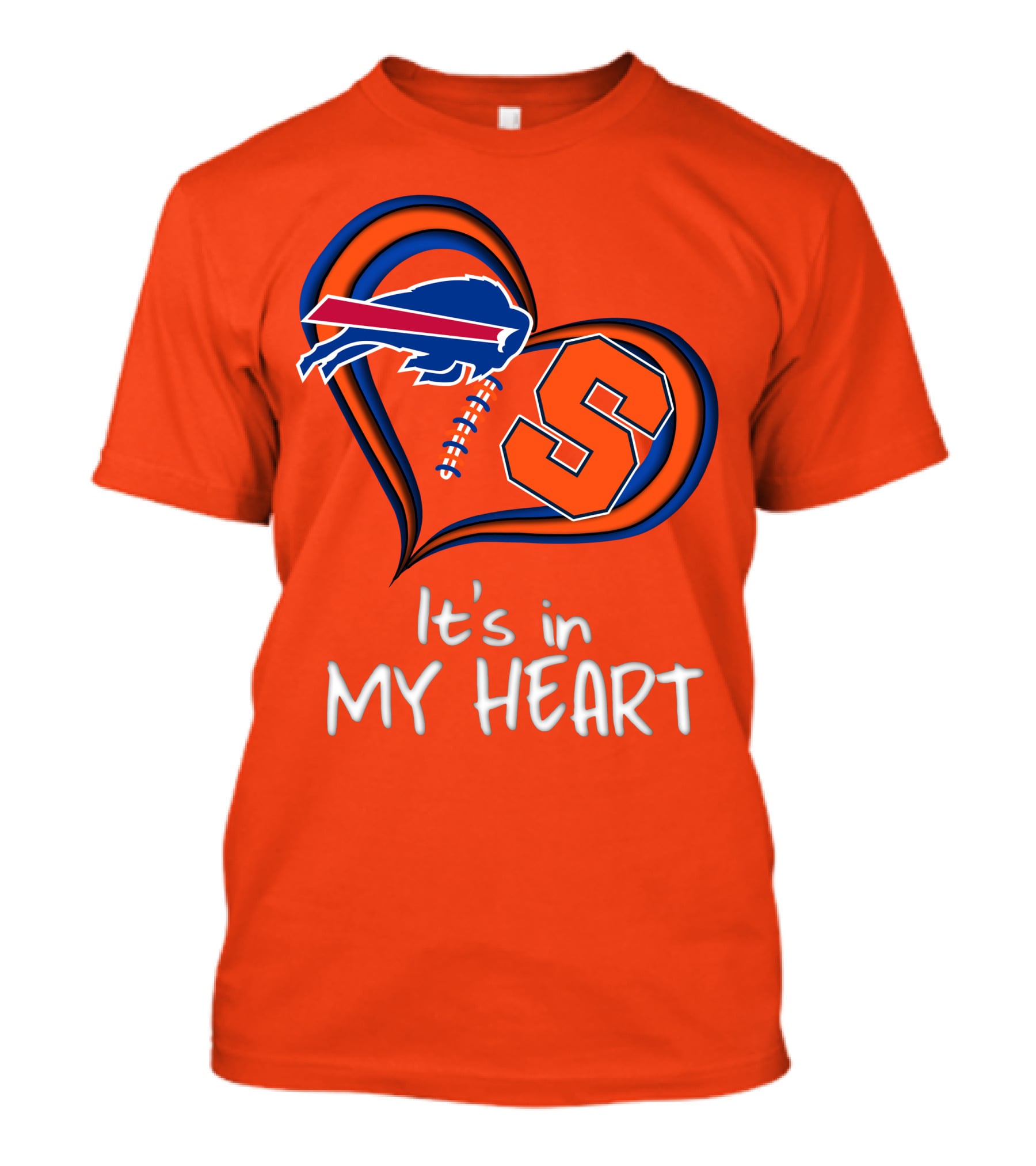 Buffalo Bills Syracuse It's In My Heart T-Shirt