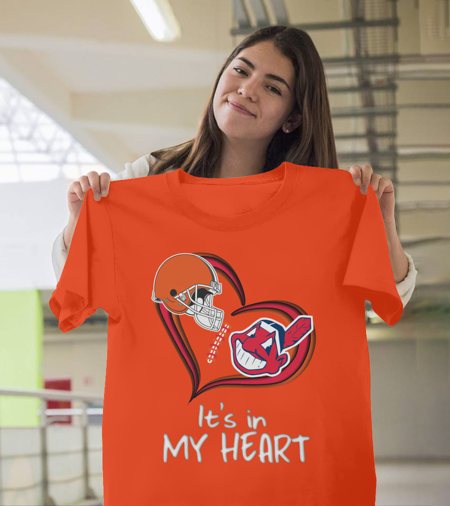 Browns Indians It's In My Heart T-Shirt