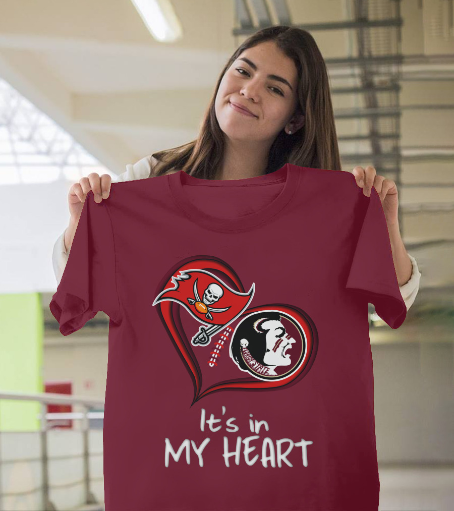 Buccaneers Seminoles It's In My Heart T-Shirt