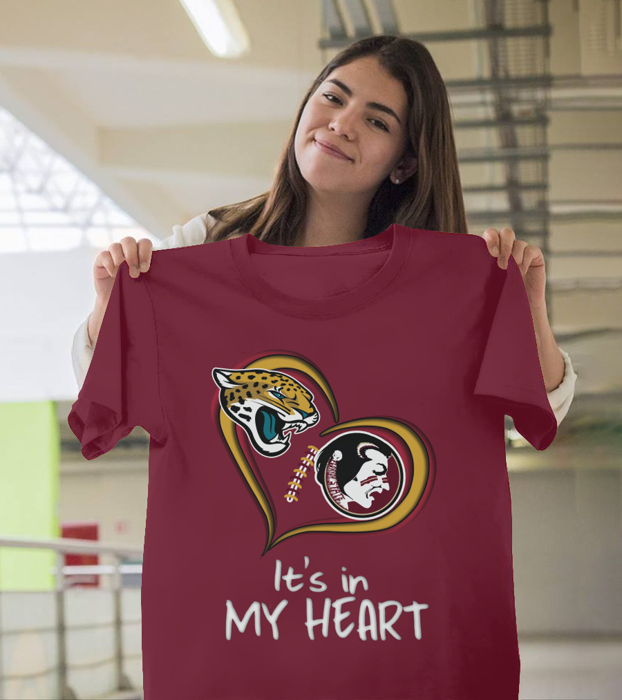 Jaguars Seminoles It's in My Heart T-Shirt
