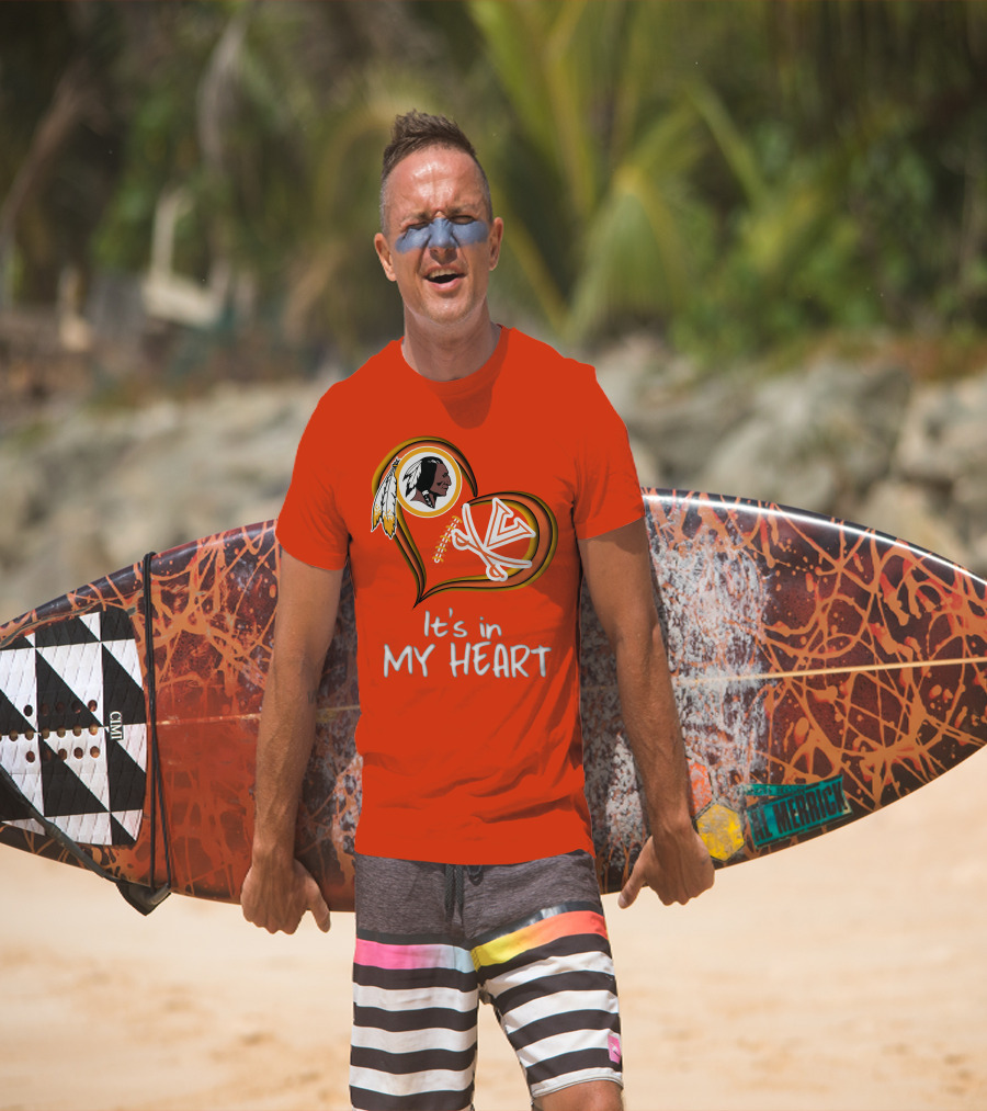 Redskins Virginia Cavaliers It's In My Heart T-Shirt