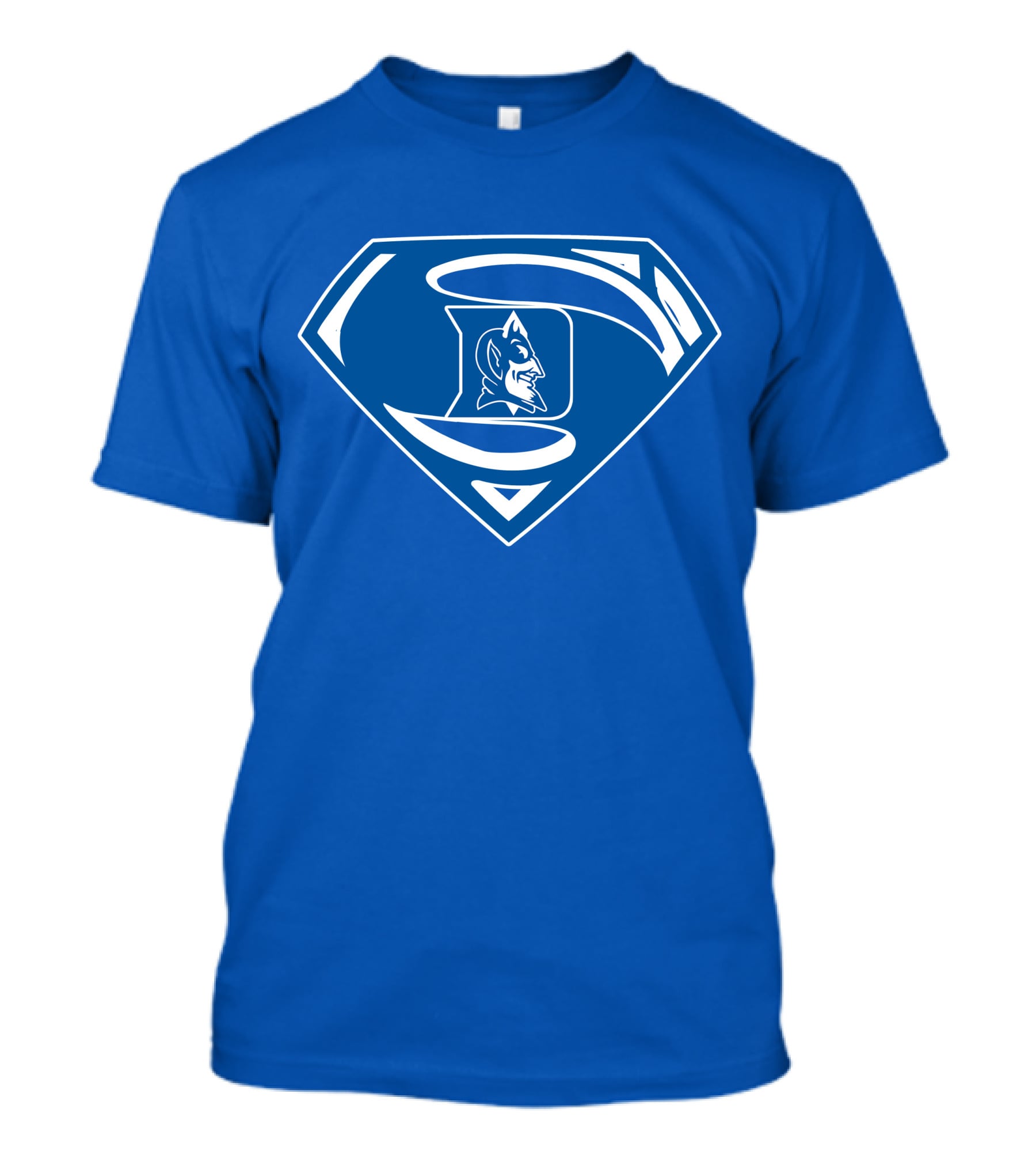Duke Blue Devils Superman Logo Mashup T-Shirt
