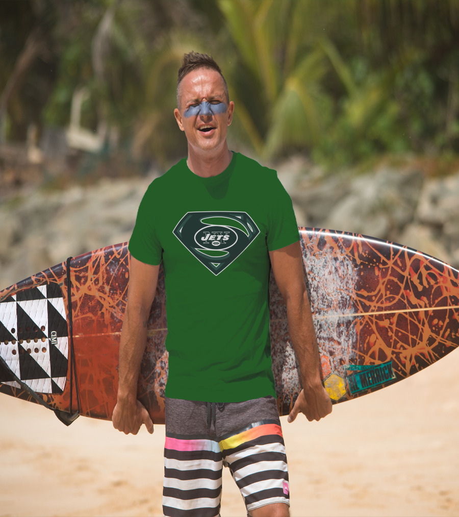 Jets Nfl Super Hero Symbol T-Shirt