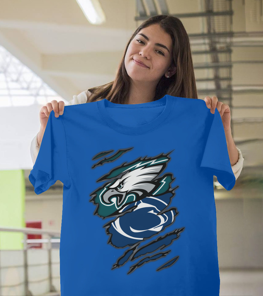 Eagles Penn State Logo Claw T-Shirt