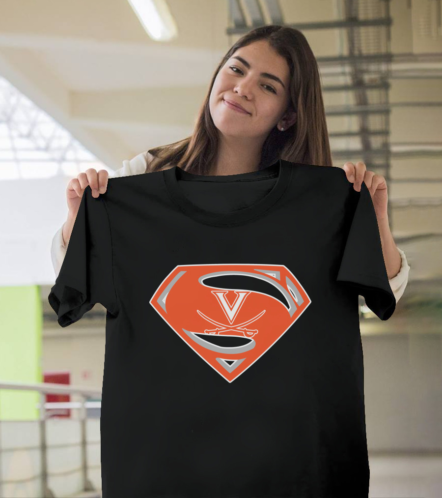 Superman Virginia Cavaliers T-Shirt