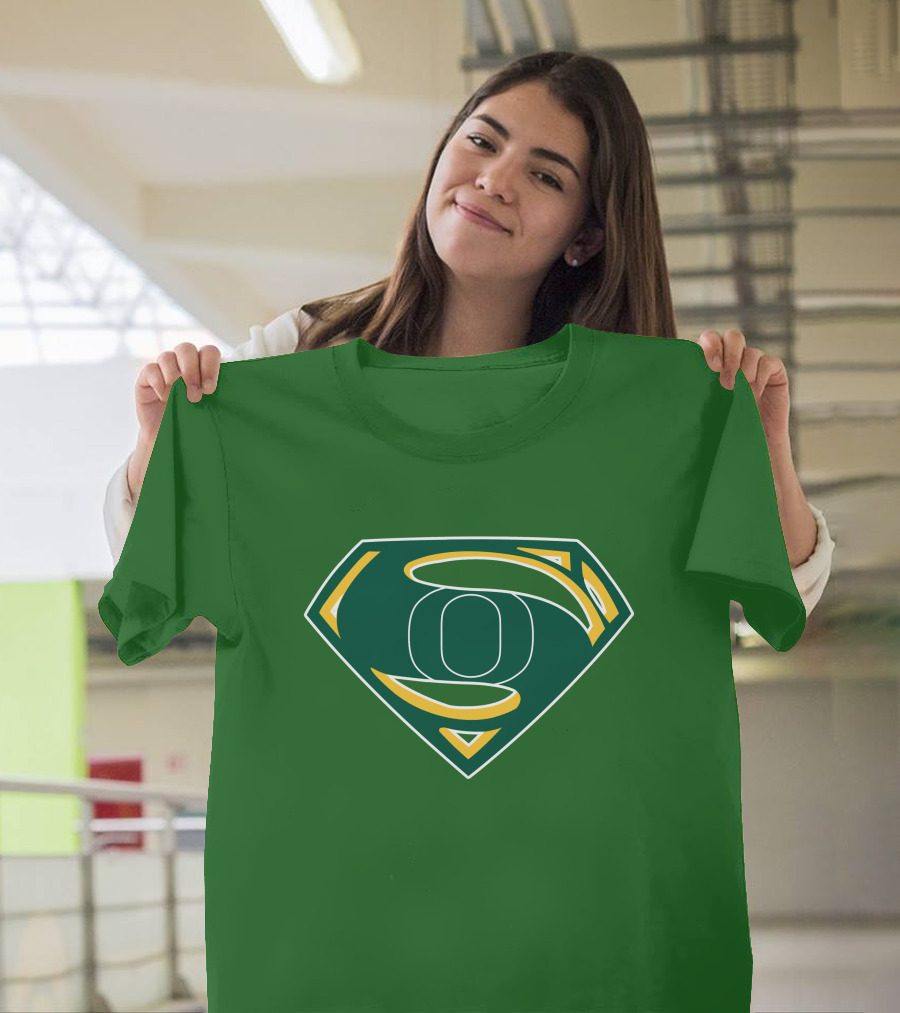Superman Logo Oregon Ducks Color T-Shirt