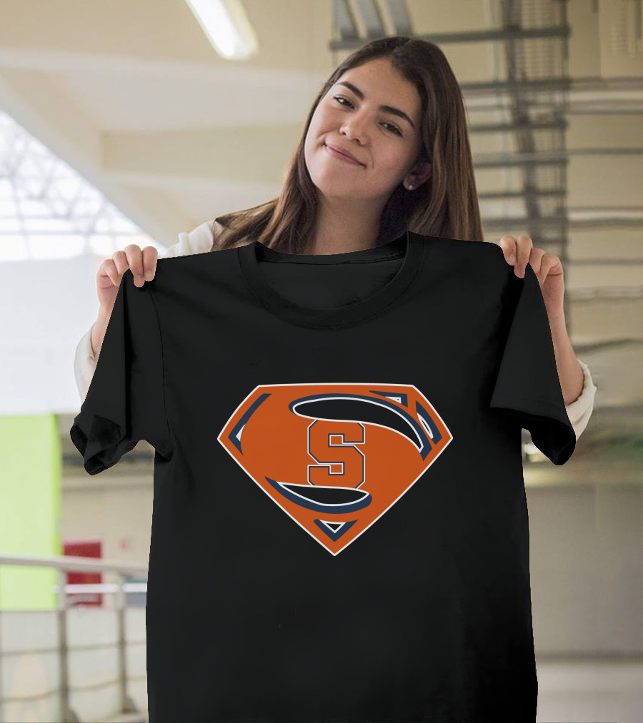 Syracuse Superman S Orange Black T-Shirt