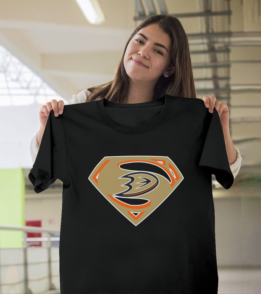 Anaheim Ducks Super Logo Mashup T-Shirt
