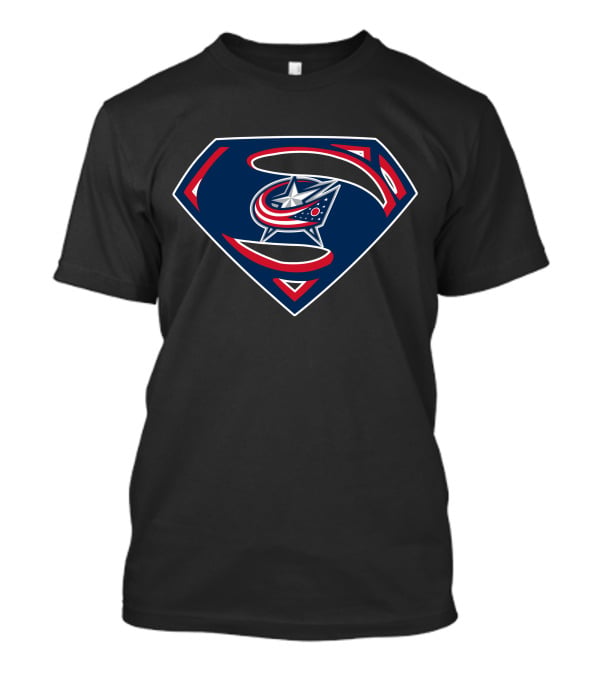 Superman Columbus Blue Jackets T-Shirt