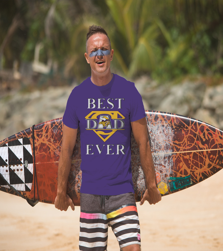 Best Dad Ever Vikings Super T-Shirt