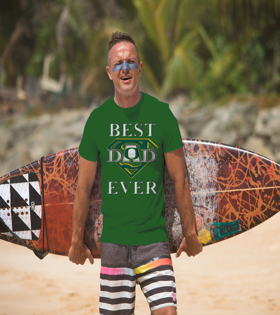 Best Dad Ever Oregon Ducks Super Dad T-Shirt