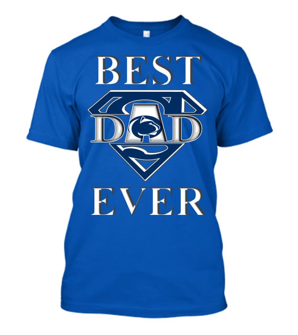 Penn State Nittany Lions Best Dad Ever Superhero T-Shirt