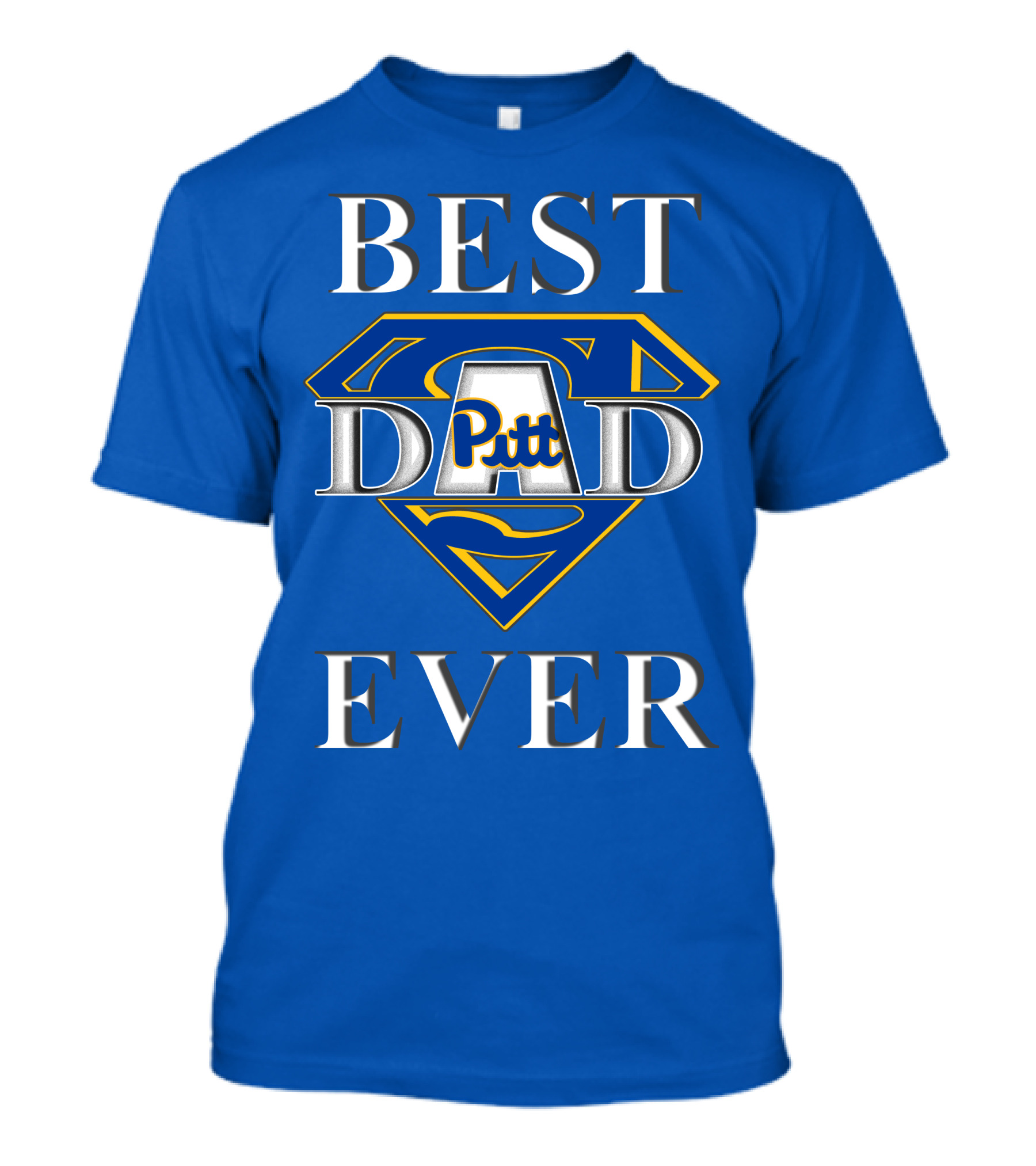 Best Dad Ever Pitt Panthers Super Dad T-Shirt