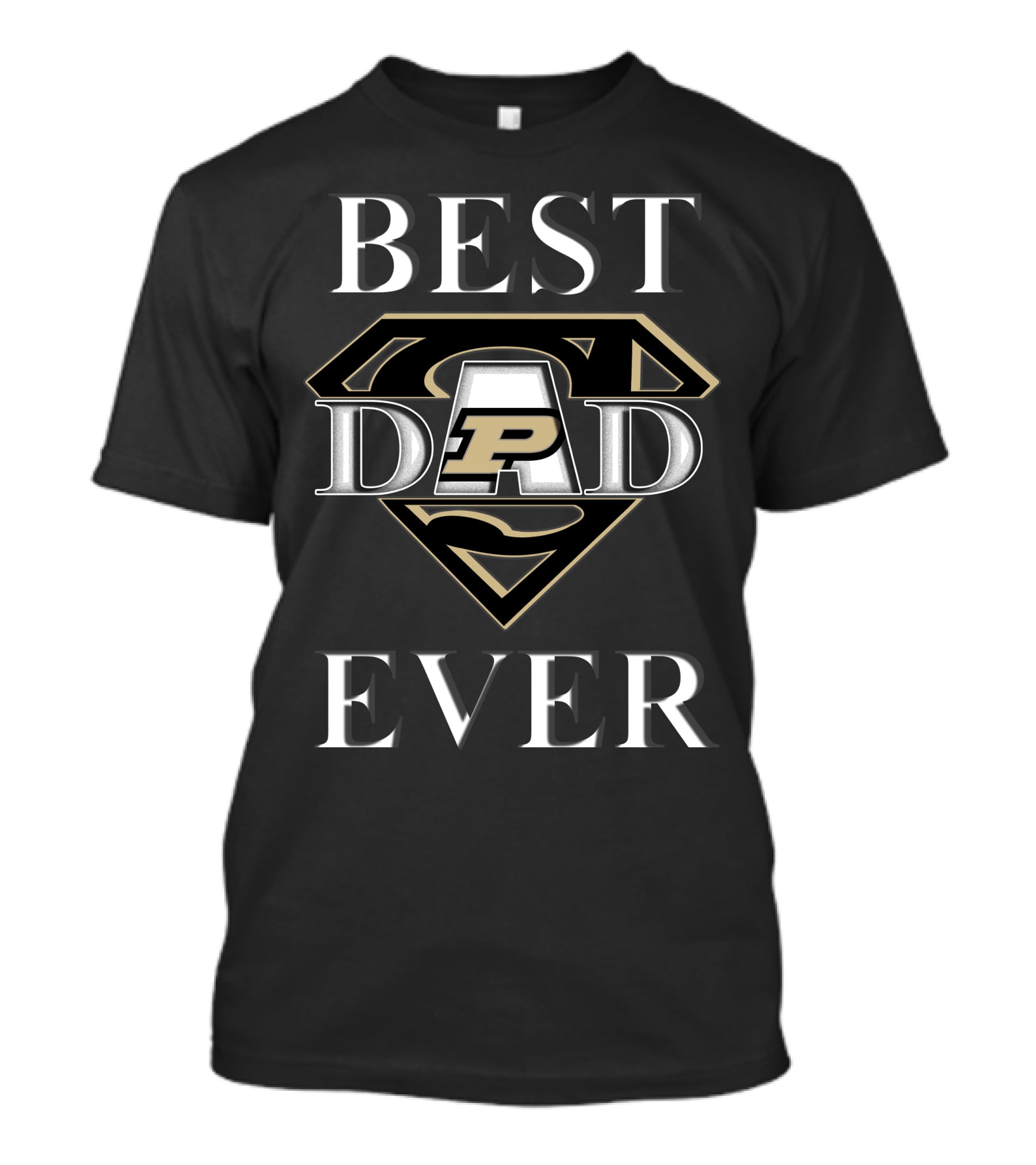Best Dad Ever Purdue Boilermakers Superdad T-Shirt