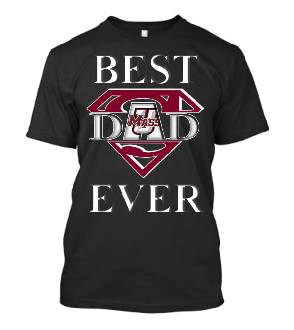 Umass Minutemen Best Dad Ever Superman T-Shirt