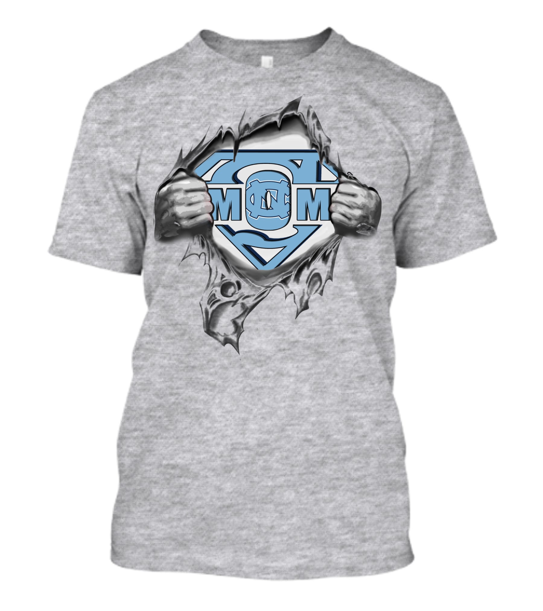 Tar Heels UNC Super Mom T-Shirt