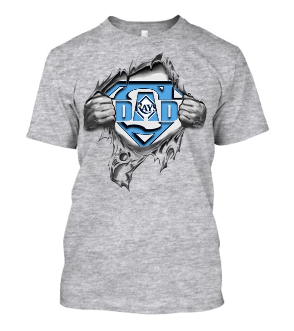 Tampa Bay Rays Dad Superhero T-Shirt