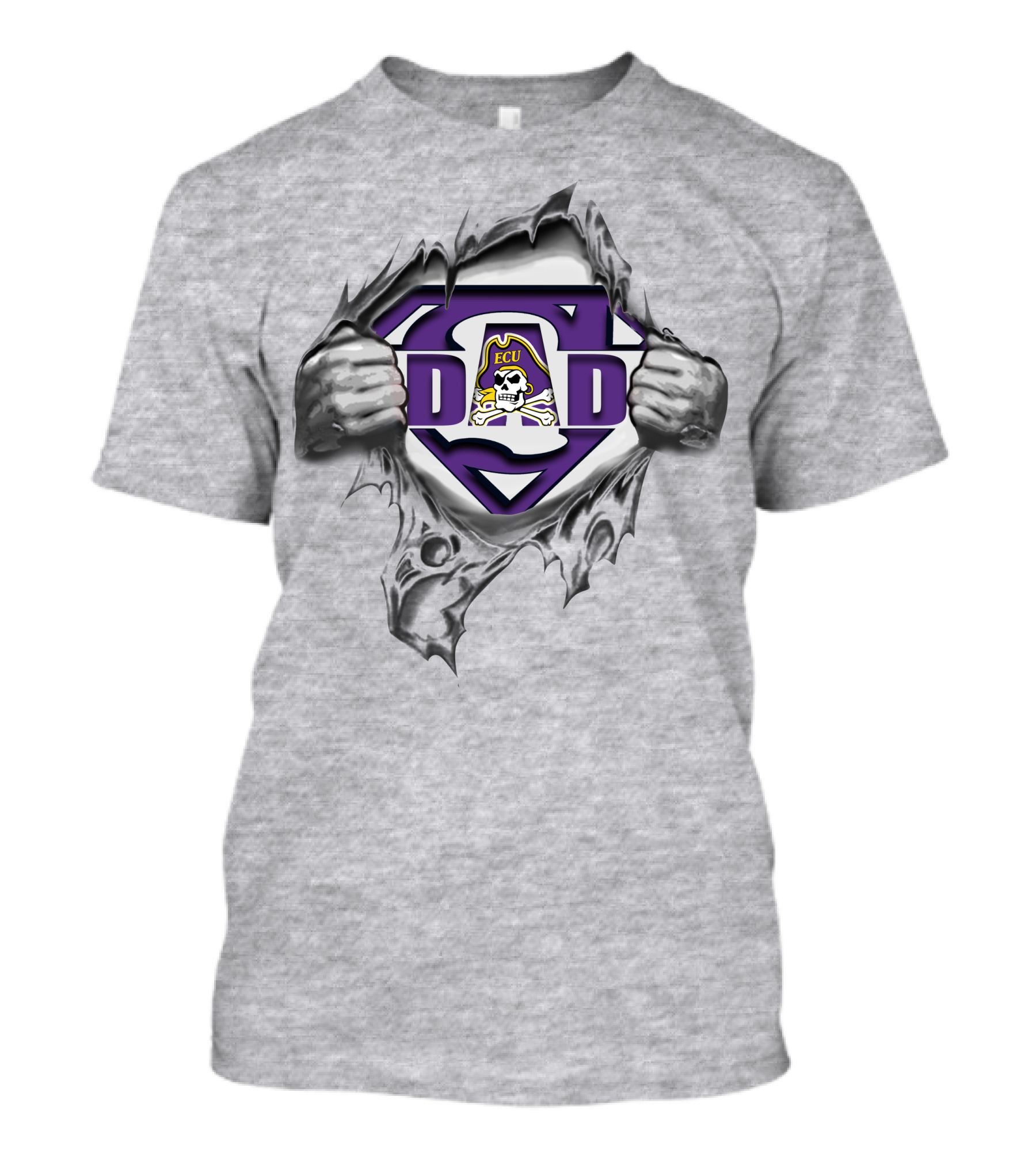 East Carolina Pirates Ecu Super Dad Tear-Away T-Shirt