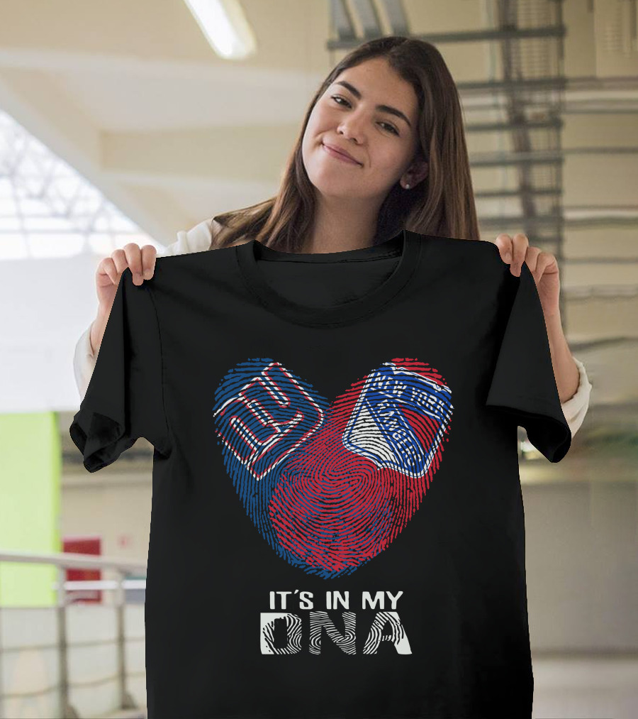 New York Giants Rangers It's In My Dna T-Shirt