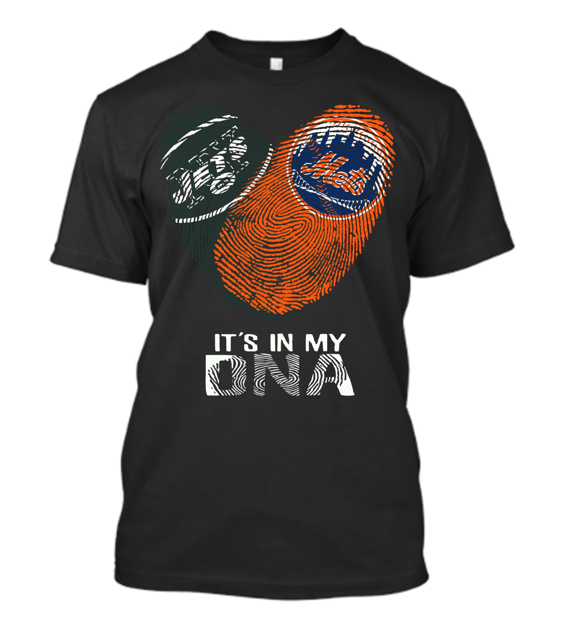 Jets Mets It's In My DNA Fingerprint T-Shirt