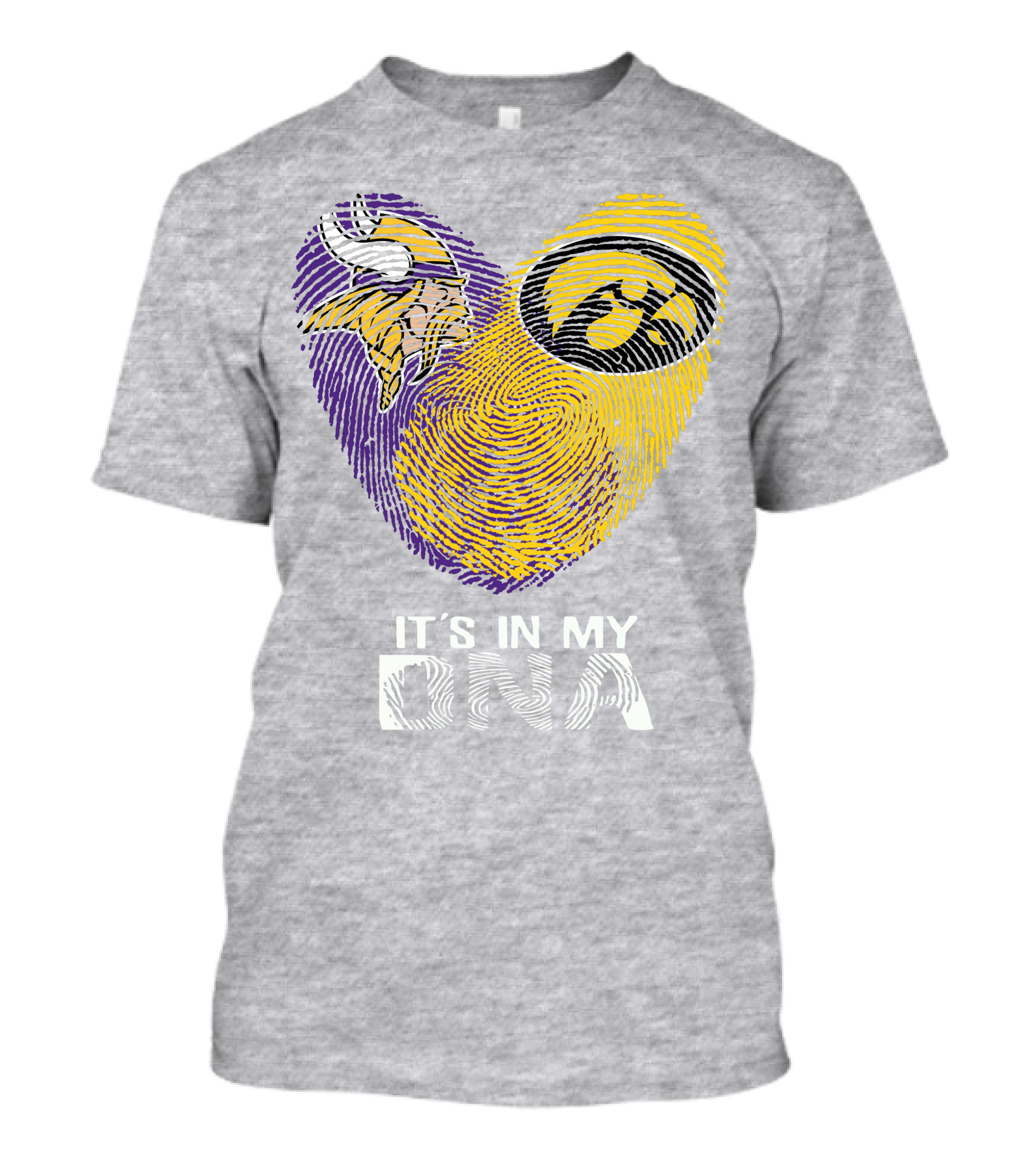 Vikings Iowa Hawkeyes It's In My DNA T-Shirt