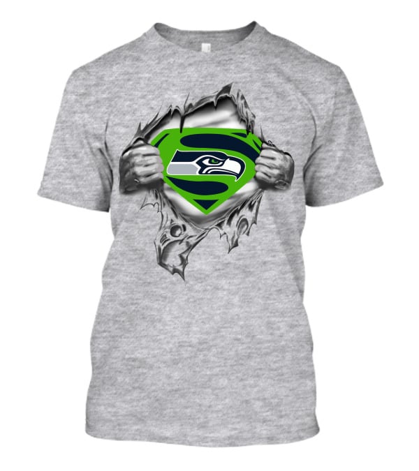 Super Seahawks Emblem Burst T-Shirt