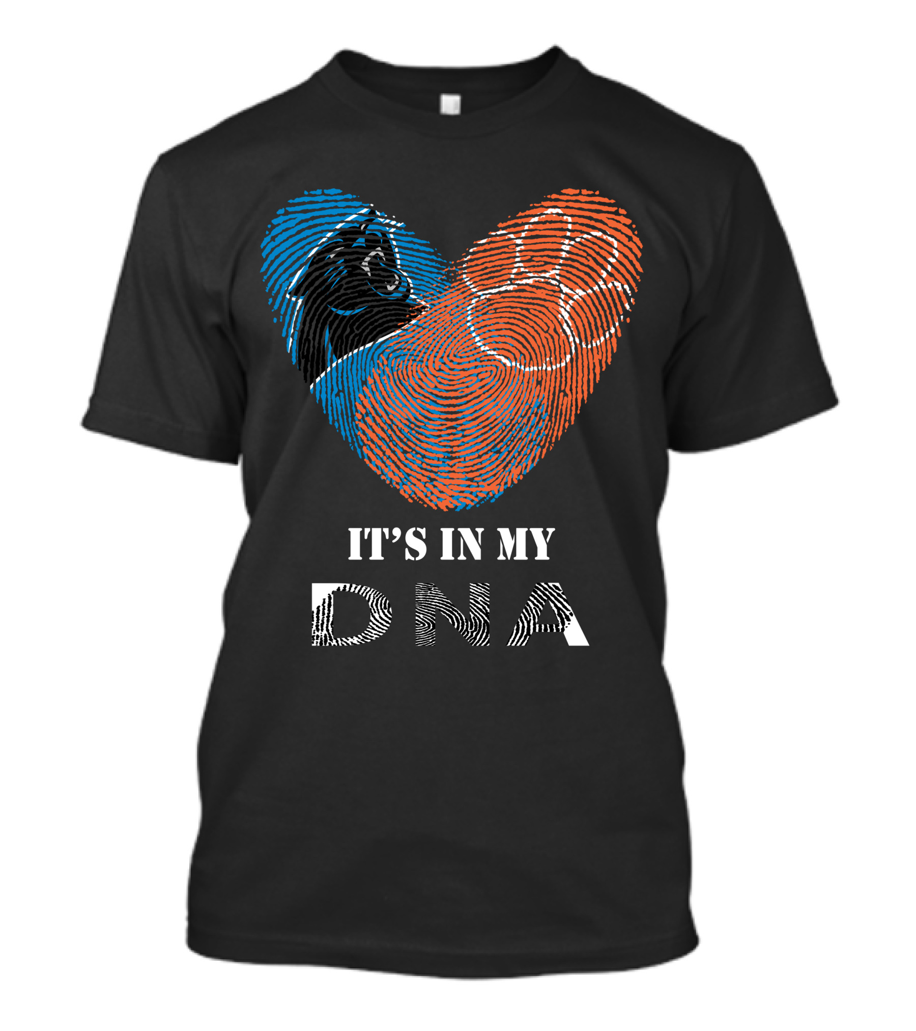 Panthers Clemson Tigers Heart It's In My DNA T-Shirt