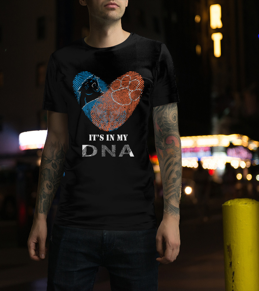 Panthers Clemson Tigers Heart It's In My DNA T-Shirt