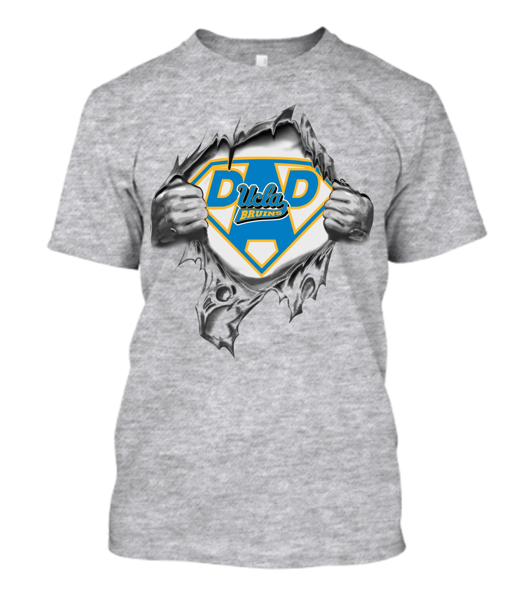 UCLA Bruins Super Dad Hero Shield T-Shirt