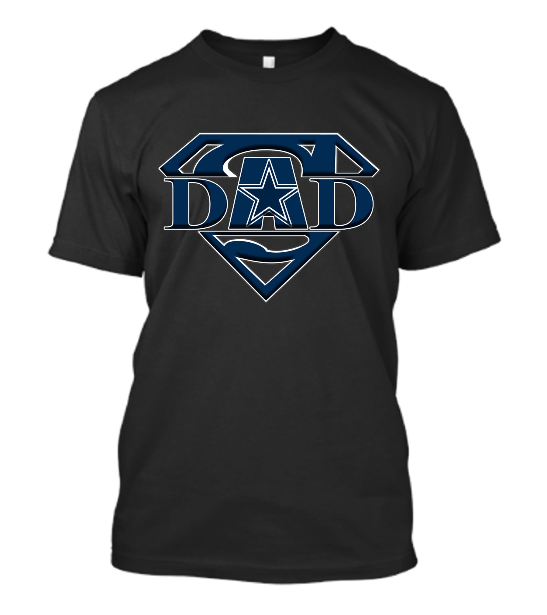 Dallas Cowboys Super Dad Iconic Star Emblem T-Shirt