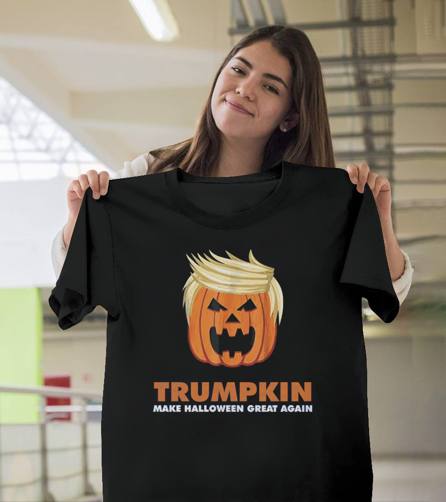 Trumpkin Make Halloween Great Again Pumpkin Head T-Shirt