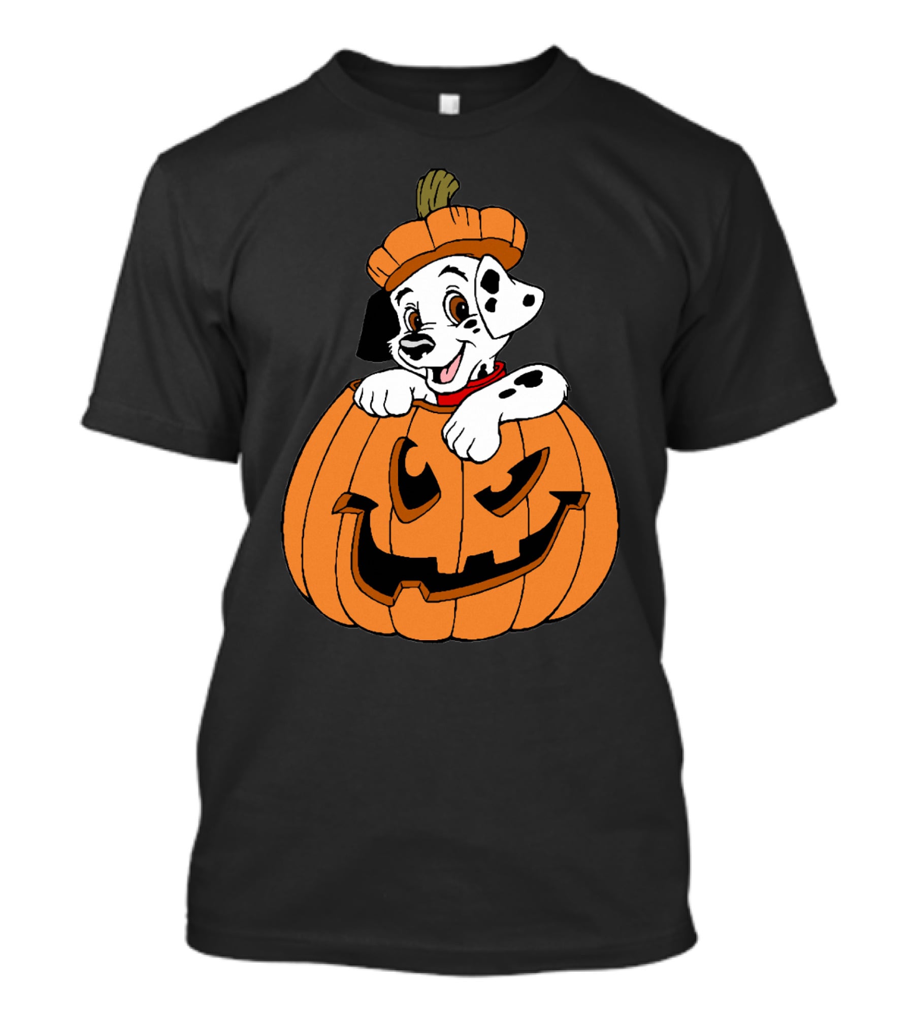 Mickey Mouse Minnie Mouse Halloween Dalmatian Pumpkin The Walt Disney Company T-Shirt