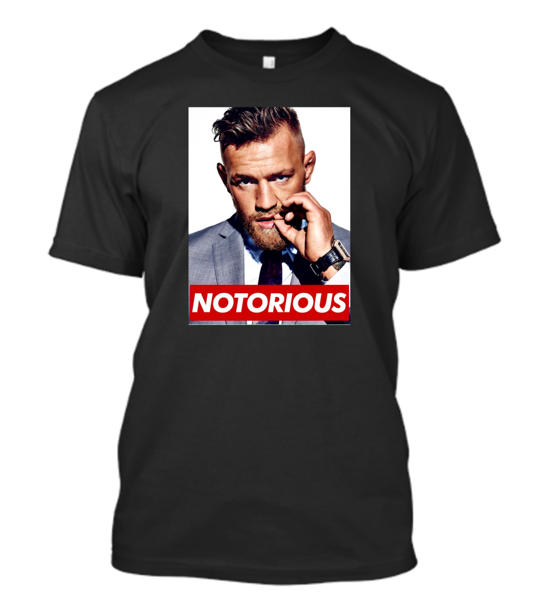 Notorious Conor Mcgregor Iconic Style Suited T-Shirt
