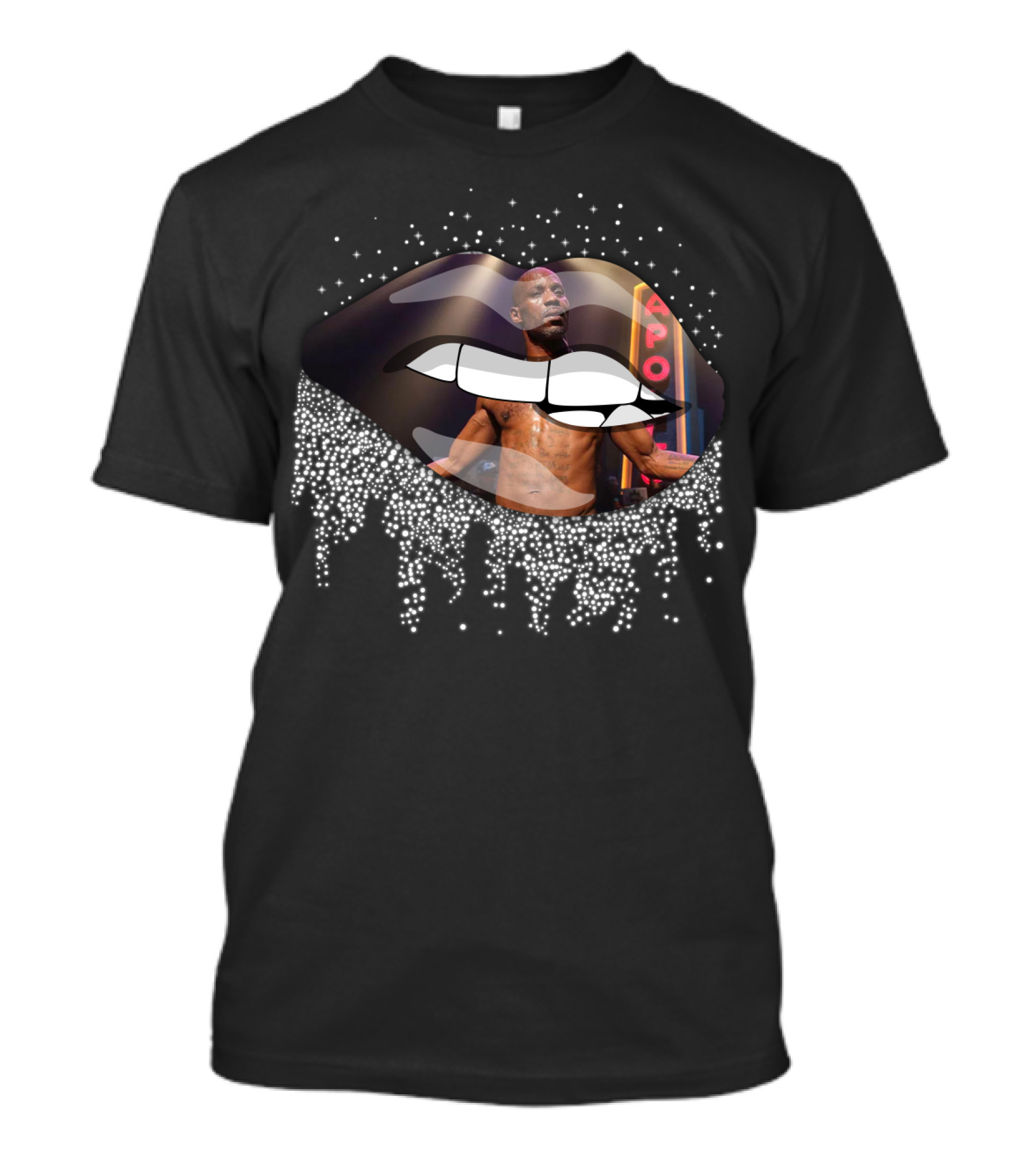 Dmx Music Apollo Lips Sparkling T-Shirt