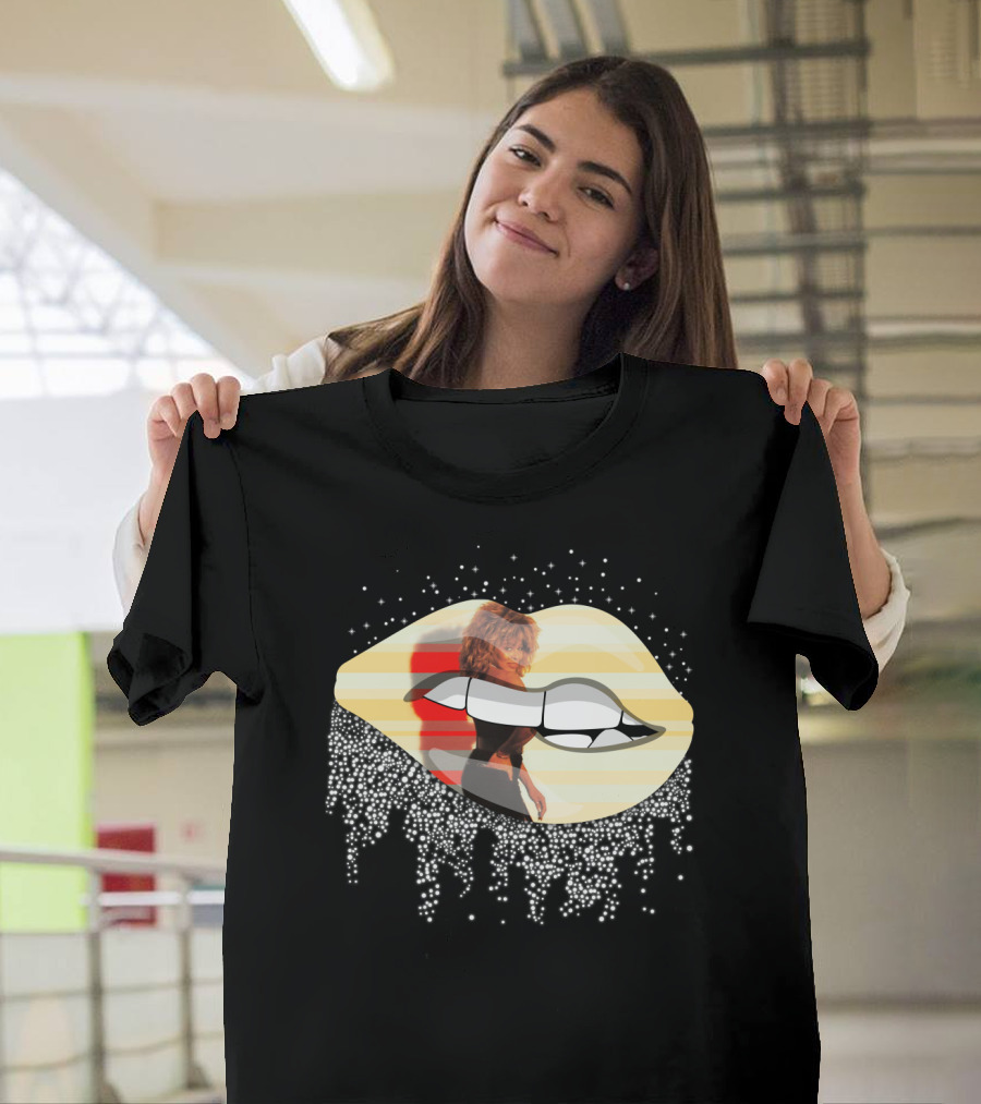 Tina Turner Lips Iconic Performance T-Shirt