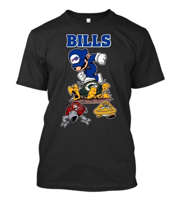 Bills Buffalo Parody Character Football Rivalry Icons T-Shirt