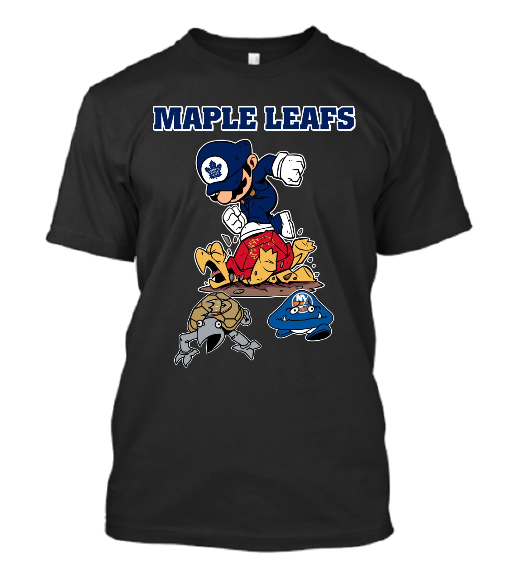 Maple Leafs Super Character Battle Hockey Fun T-Shirt
